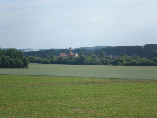 vue sur Breuil-le-Vert depuis la commune de Neuilly-sous-Clermont (Oise)