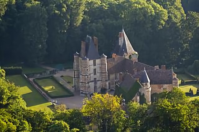 Château d'Alaincourt - Vue du ciel