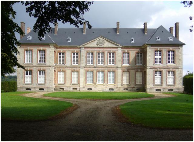 Chateau de Mercastel du XVIII, Commune de Villers-Vermont (Oise) France