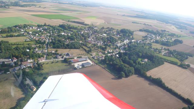 An aerial view of Cempuis looking North East.