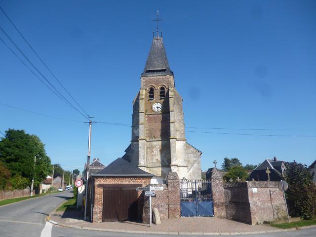 Eglise Saint-Nicolas de la commune de Broyes (Oise).