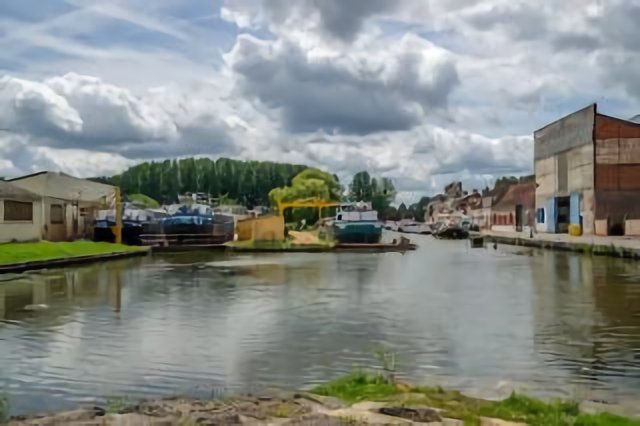 Le port de Pont l'Evêque