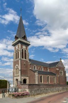 L'église Assomption-de-la-Vierge Porquericourt