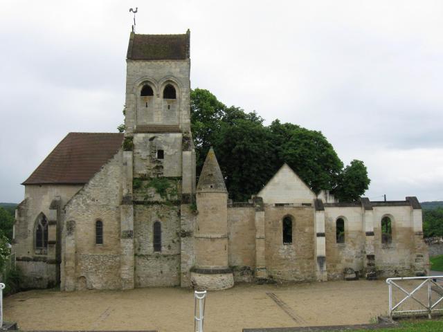 Église Saint-Brice de Neufchelles. (Oise, Picardie).