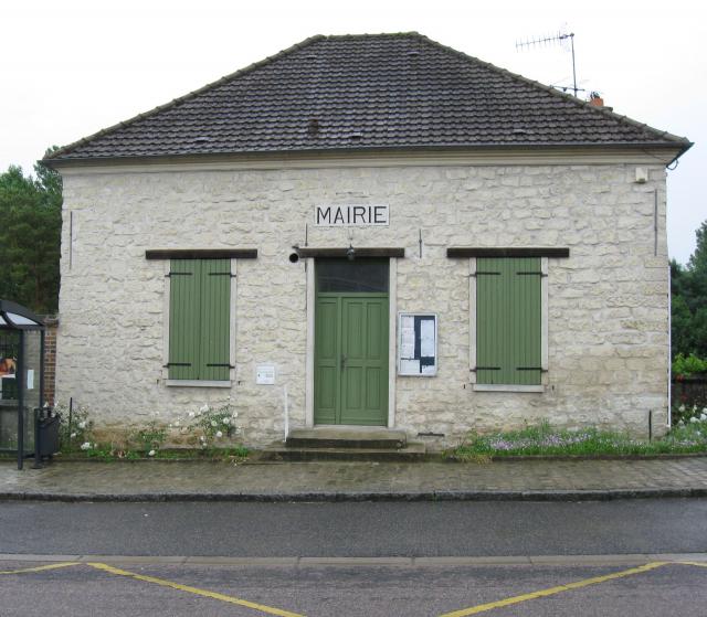 Mairie de Neufchelles. (Oise, Picardie).