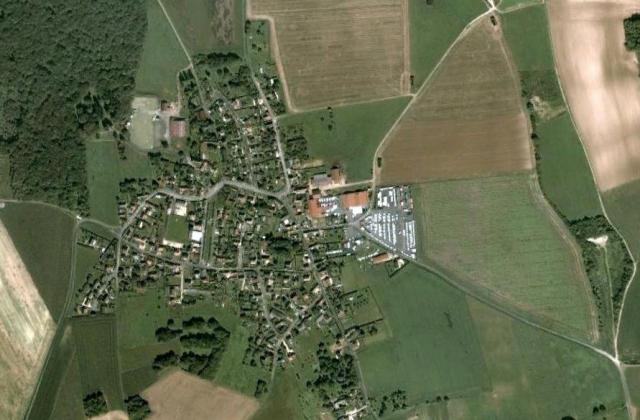 vue aérienne du village