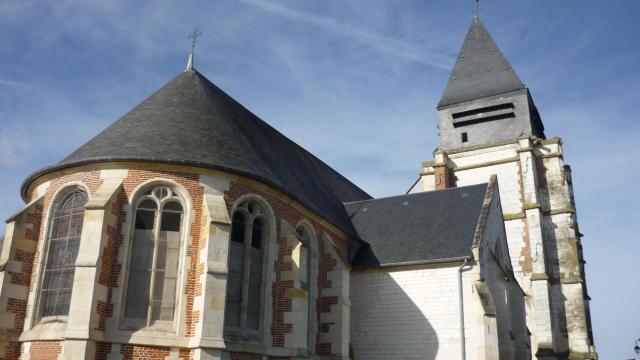 Eglise de Catillon, située dans la commune de Catillon-Fumechon (Oise, 60), inscrite sur la liste des Monuments Historiques de France…