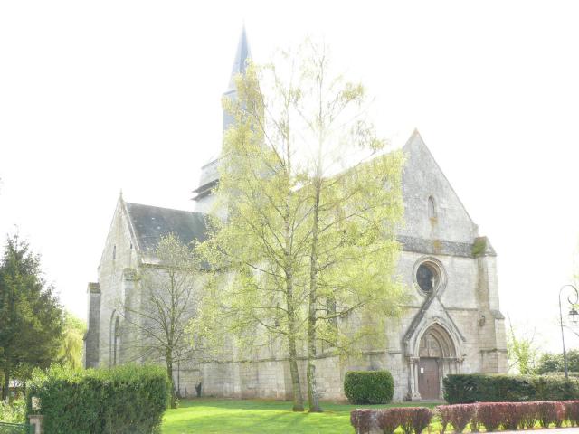 Sommereux (Oise - Picardie - France) : L'église Saint Aubin