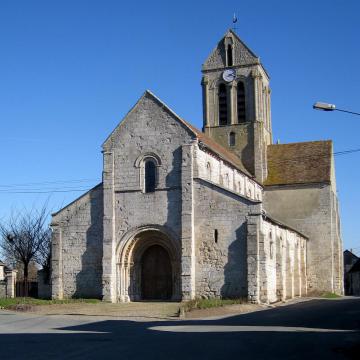 L'église de Lavilletertre, Oise, France