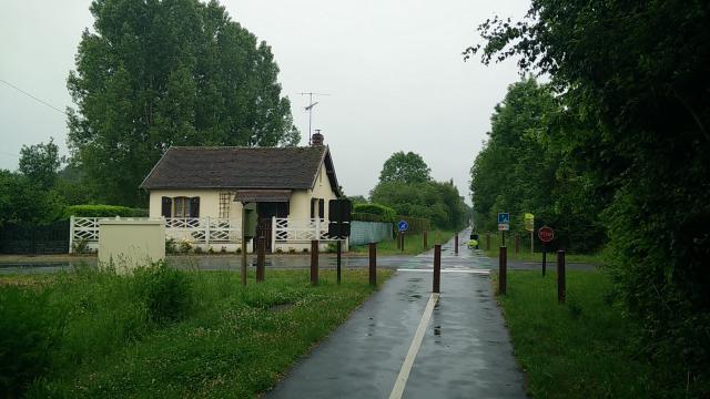Croisement avec la route d'Orsimont (D104)