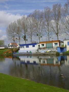 Reflets de cabanes