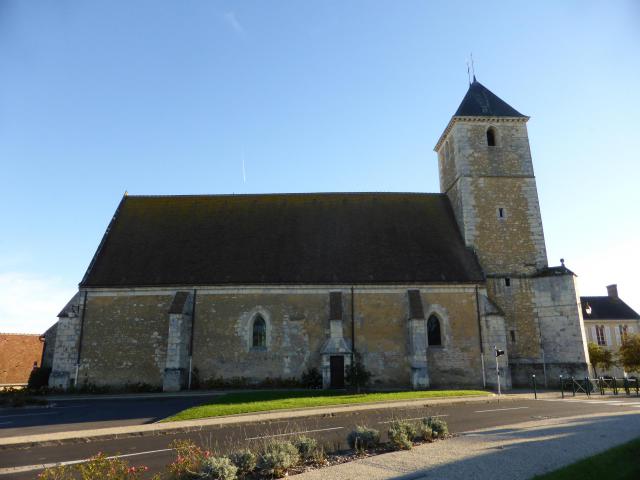 Église Saint-Rémi de la Rouge, dans l'Orne, en France.
