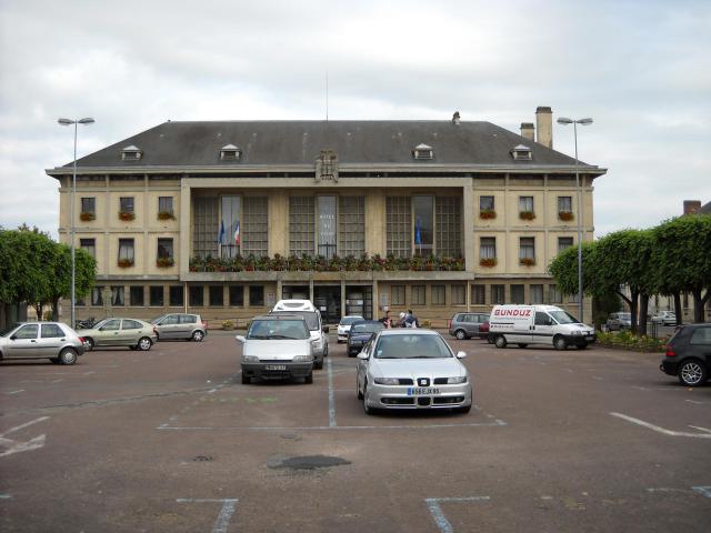 L'hôtel de ville d'Argentan, Orne, France.