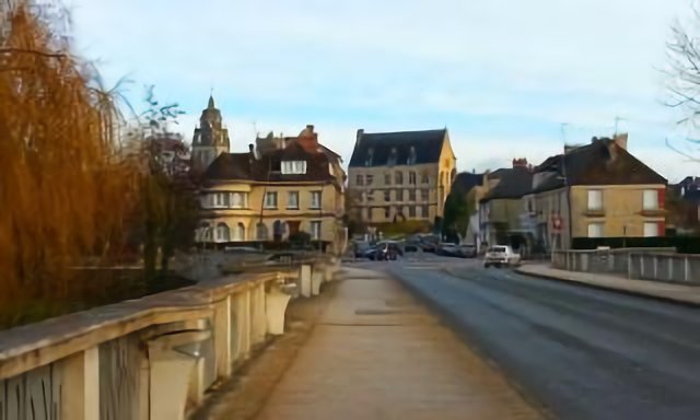Arrivée à Argentan centre