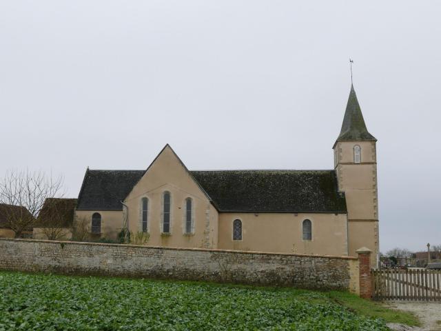 L'église Notre-Dame à Neauphe-sous-Essai (Orne, Normandie, France).
