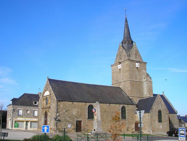 Rânes (Normandie, France). L'église Notre-Dame-de-l'Assomption.