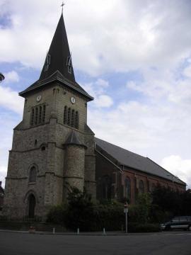 Façade de l'église de fr:Marquion (Pas-de-Calais). Photo prise par Padawane