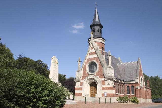 Haucourt l'église
