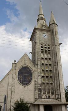Église Saint-Laurent de Neuville-Saint-Vaast / Neuville-Saint-Vaast, Pas-de-Calais, France