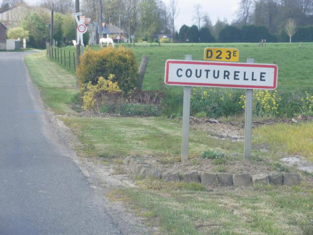 Vue d'une entrée de la commune de Couturelle.