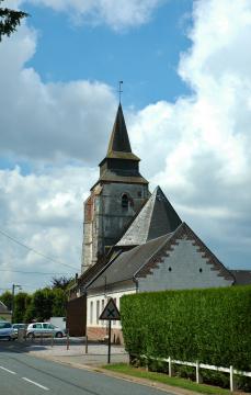 L'église de Saulty.
