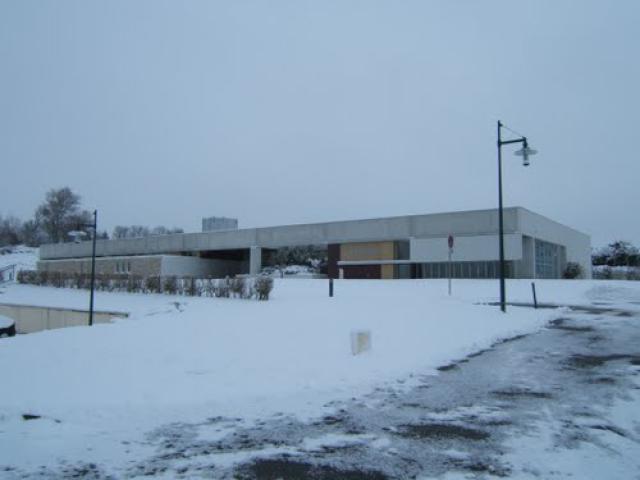 L'école maternelle Jean Moulin sous la neige