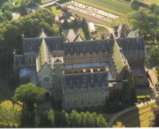 Vue aérienne Abbaye de Wisques