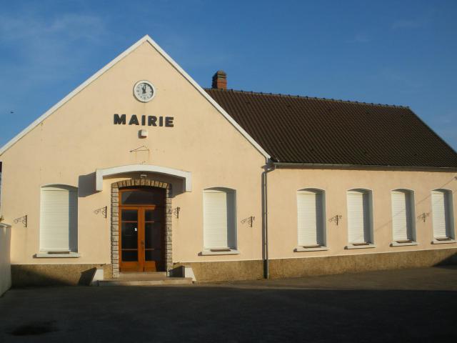 Vue de la mairie de Leulinghen-Bernes.