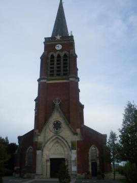 L'église Saint-Omer de Calonne-sur-la-Lys.