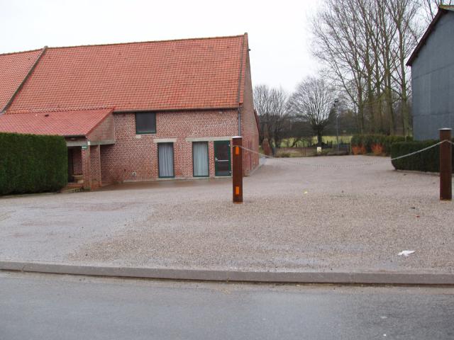 Salle des Fêtes d'Hermaville, Pas-de-Calais, France. Photo prise depuis la rue du Moulin.