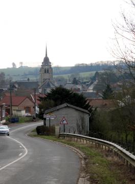 Pas-en-Artois (Pas-de-Calais, France) - Panorama sur la ville.
