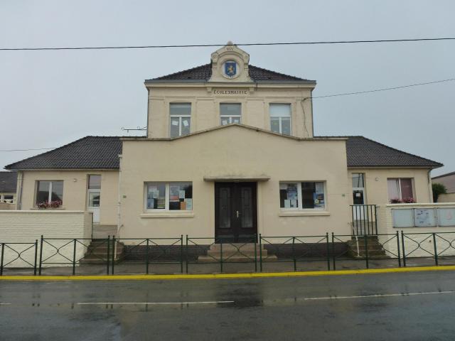 Andres (Pas-de-Calais) écoles, ancienne mairie