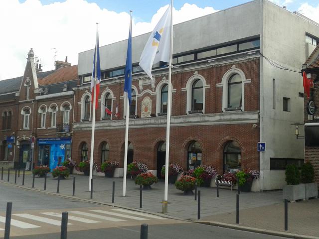 Mairie de la commune d'Harnes (Pas-de-Calais).