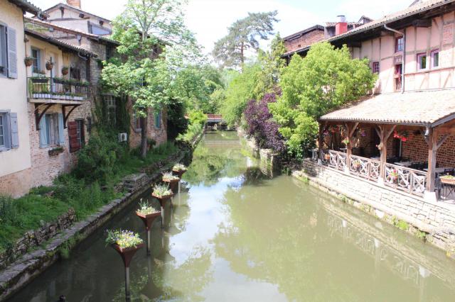 La Chalaronne à Châtillon-sur-Chalaronne.