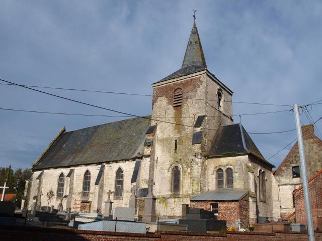 Inghem (Pas de Calais, France) ; église