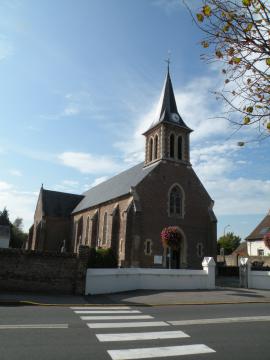 L'église Saint-Nicolas de Merlimont.