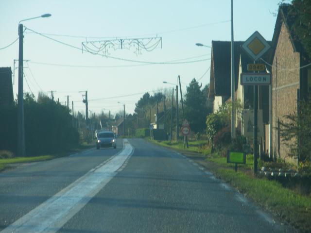 Entrée de la commune de Locon.