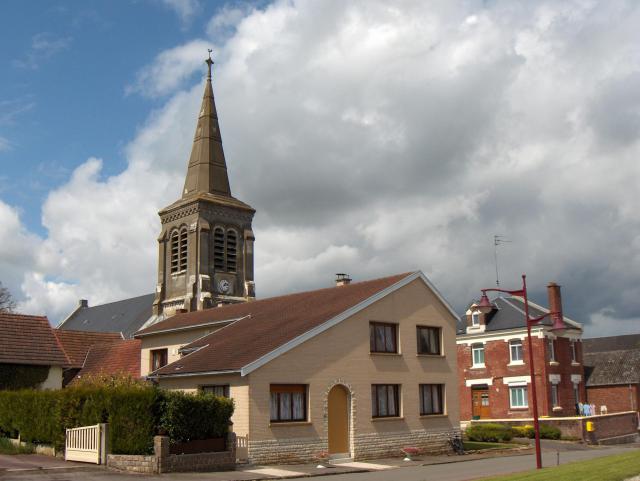 Berles-au-Bois (dépt. Pas-de-Calais, France), église