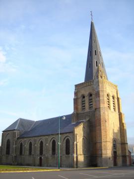 Eglise Saint-Médard à Oye-Plage.
