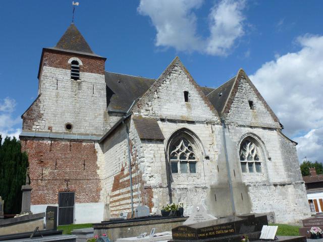 Saint-Martin-d'Hardinghem (Pas-de-Calais, Fr) église Saint-Martin