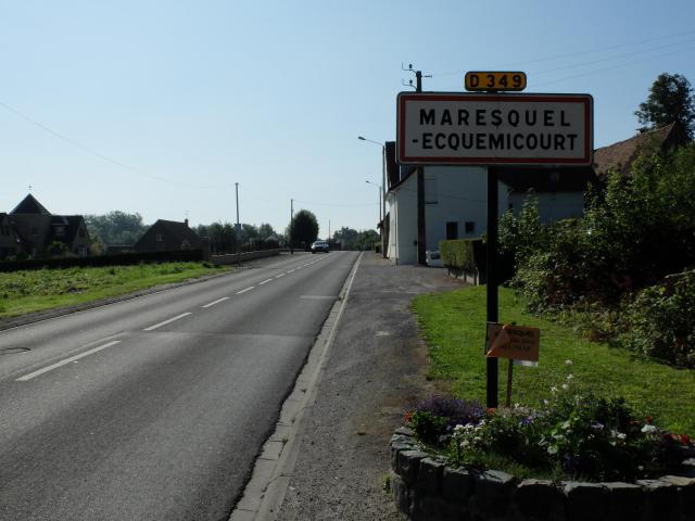 Vue d'une entrée de Maresquel-Ecquemicourt.