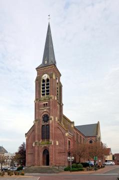 L'église saint Martin de Nœux-les-Mines.