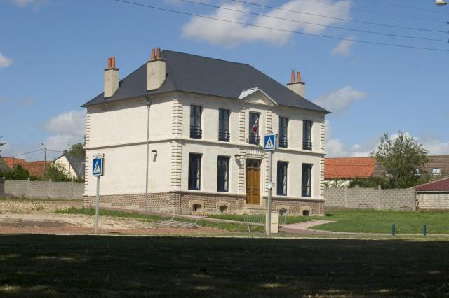 Le nouveau bâtiment communal de Cambligneul (Pas-de-Calais, France), faisant office de mairie.