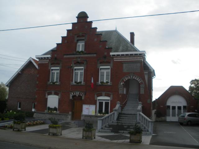 La mairie de Saint-Floris la salle des fêtes.