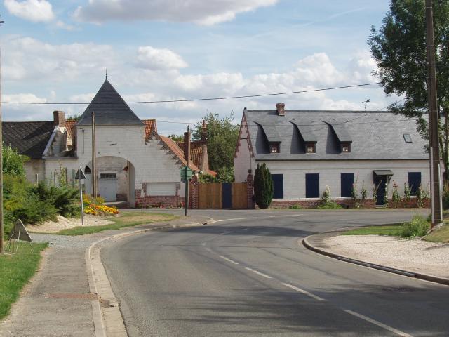Commune française de Tilloy-lès-Hermaville dans le département du Pas-de-Calais en France - Carrefour principal