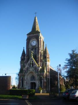 Vue de l'église d'Annezin.