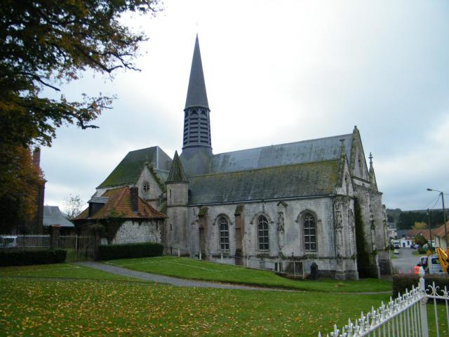 Douriez, Pas-de-Calais, Fr, église