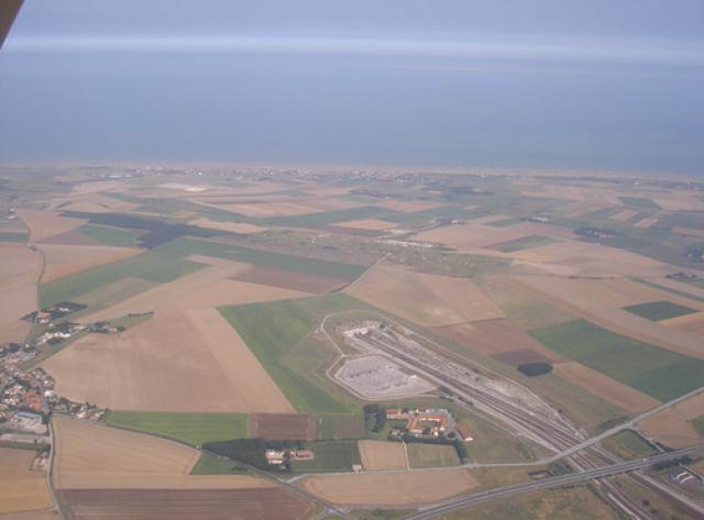Sangatte: entrée Eurotunnel