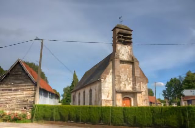 L'église de Moncheaux les frévent