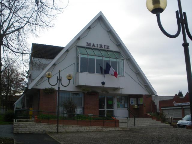 Vue de la mairie de Vendin-lès-Béthune.